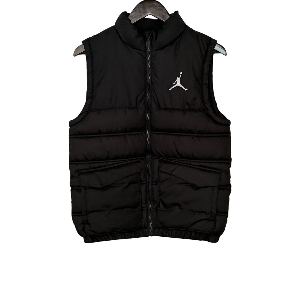 Jordan Kids Black Puffer Vest Size L 12-13 Yrs Sportswear Outdoors Gorpcore